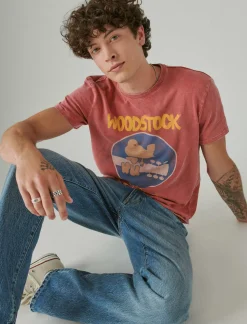 Lucky Brand woodstock poster tee holly berry*MEN Graphic Tees