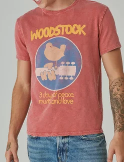 Lucky Brand woodstock poster tee holly berry*MEN Graphic Tees