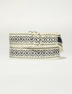 Lucky Brand woven wrap belt medium dark blue*WOMEN Belts