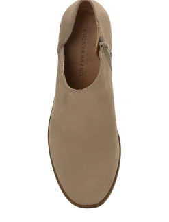 Lucky Brand zemlin wedge bootie camel*WOMEN Shoes