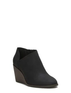 Lucky Brand zemlin wedge bootie black*WOMEN Shoes