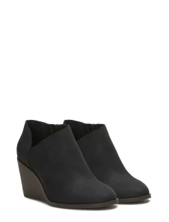 Lucky Brand zemlin wedge bootie black*WOMEN Shoes