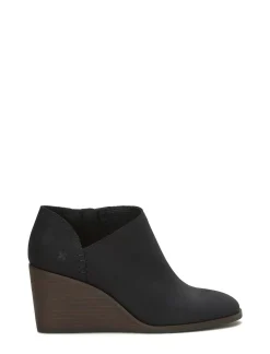 Lucky Brand zemlin wedge bootie black*WOMEN Shoes