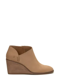 Lucky Brand zemlin wedge bootie medium brown*WOMEN Shoes
