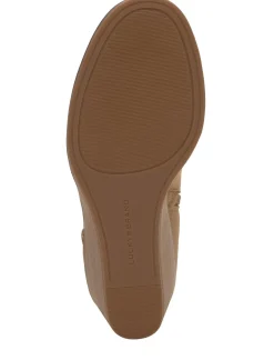 Lucky Brand zemlin wedge bootie medium brown*WOMEN Shoes